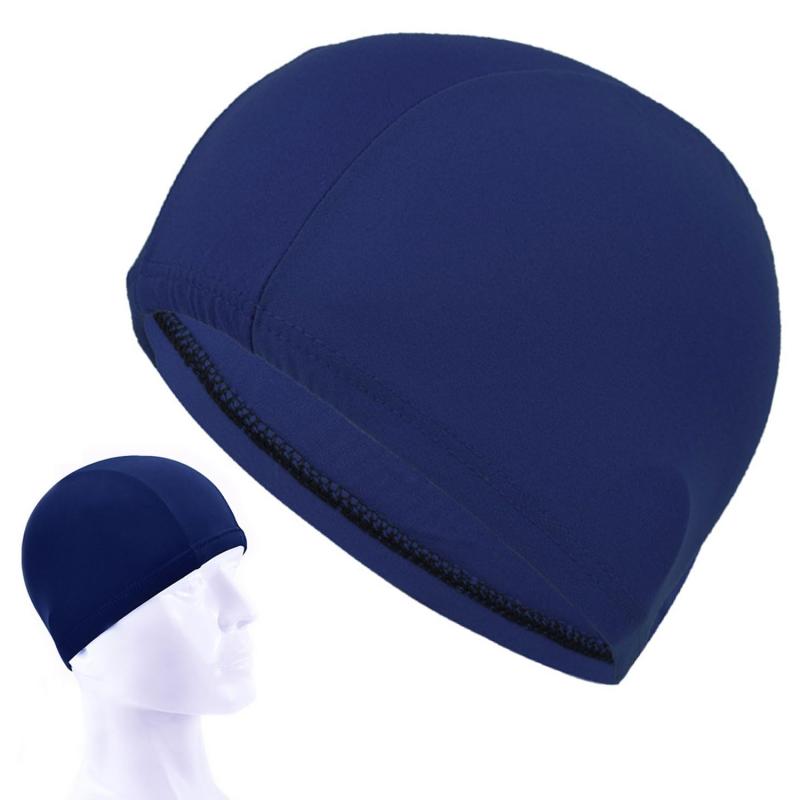 水泳帽 スイミングキャップ 高い伸縮性 シンプル ファッショナブル 締め付けない 通気性が良い 単糸 ナイロン 無地 男女兼用