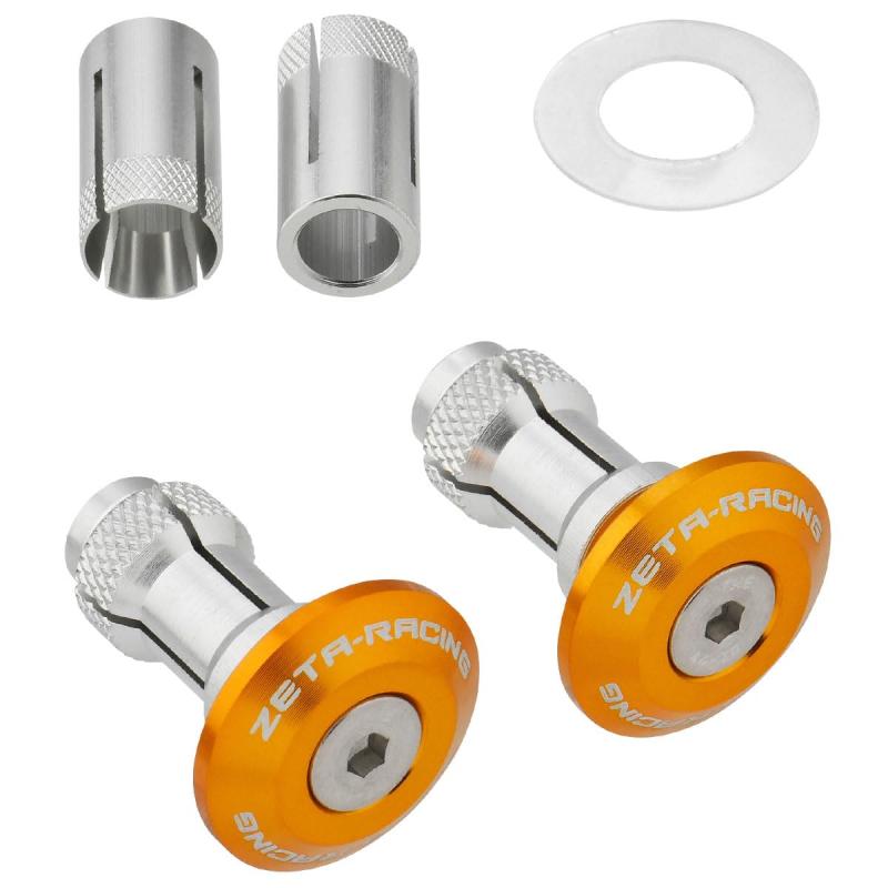 ジータレーシング(ZETA RACING) バーエンドプラグ φ29mmタイプ ゴールド ZE48-7004ダートフリーク DIRTF(2)