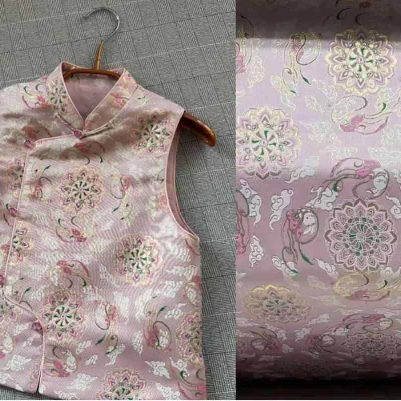 生地・布地 ポリエステル 高密度 提花 織物 バッグ キャミソール ワンピース 普段着 ファッション 服飾..