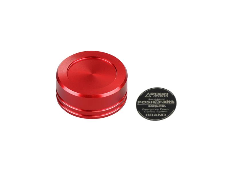ポッシュフェイス(POSH FAITH) バイク用品 マスターシリンダーキャップ NIIN 内径35mm レッド 500153-02