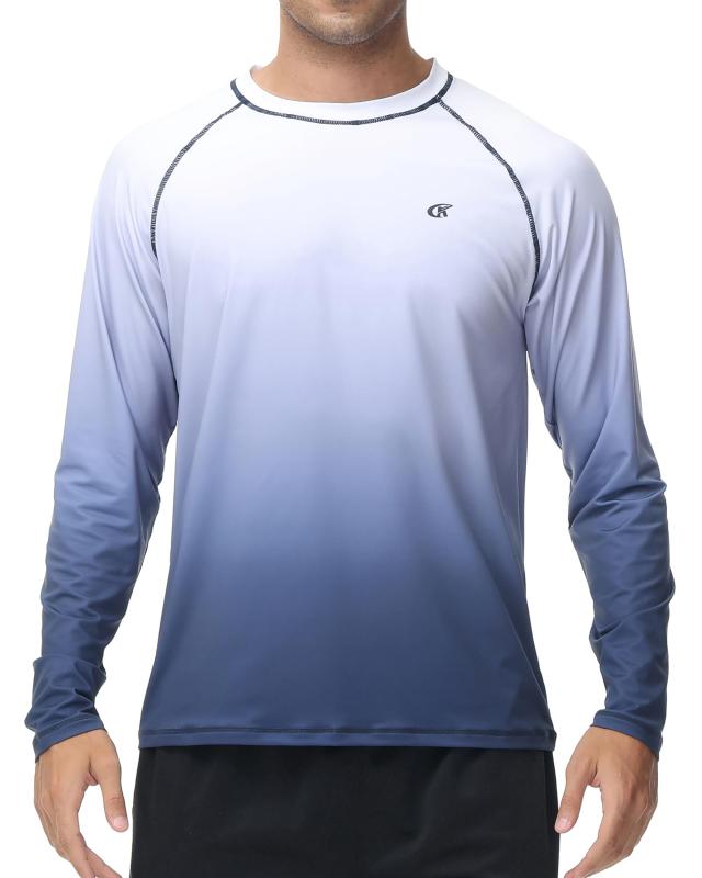 [] ラッシュガード メンズ 長袖 水着 tシャツ 50+ 接触冷感 uvカット紫外線対策 水陸両用 速乾 通気 ス..