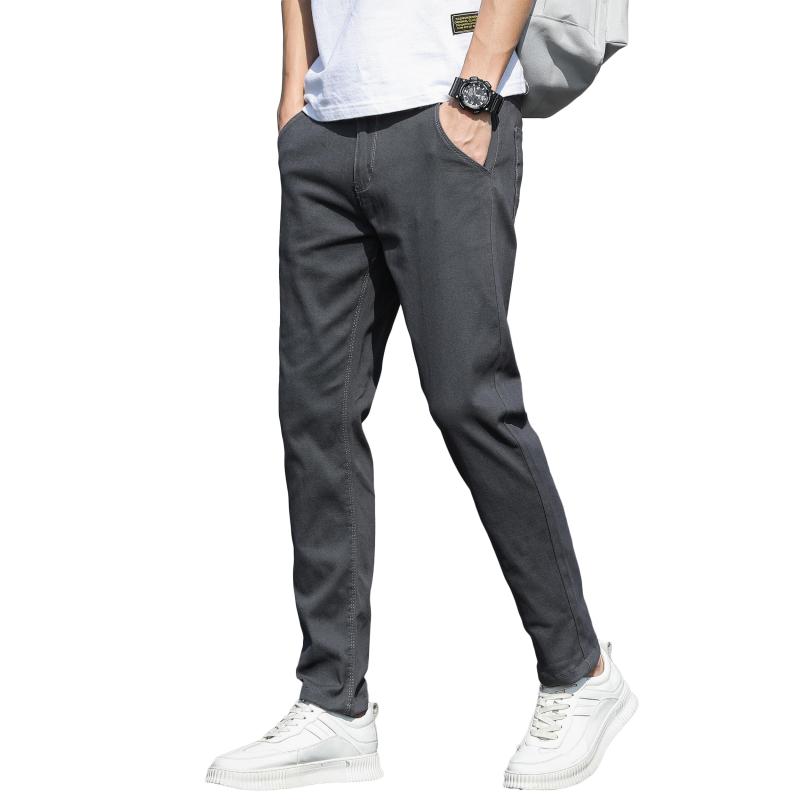 [] スリム チノパン メンズ スキニーパンツ 伸びる ズボン 脚長 細身 テーパードパンツ ストレッチ ぱんつ 薄手 ずぼん カジュアル 流行り ボトムス 綿 すきにー 大人 定番 pants for men 春
