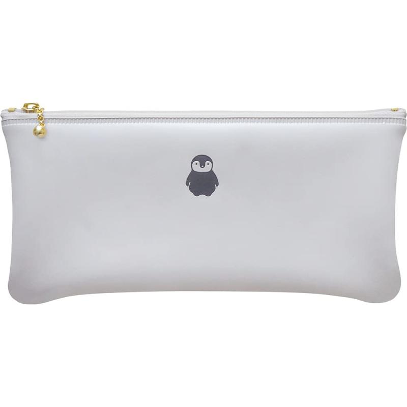 エルコミューン マトカ ペンケース ワンポイントフラットペンケース ペンギン PPC-068