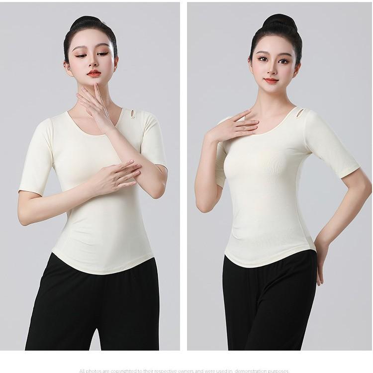 ヨガウェア レディース 上下セット スポーツ ピラティス トレーニング ランニング フィットネス 半袖トップス ワイドパンツ 吸湿速乾 モダール コットン 体型カバー 春夏