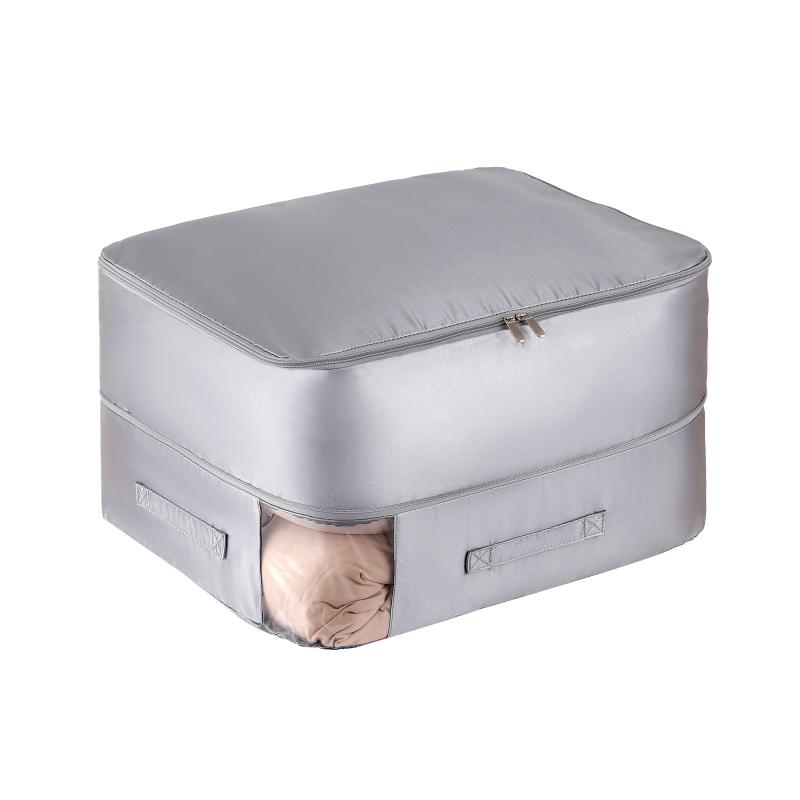 布団 圧縮収納バッグ 大容量 防塵 防湿 収納ケース 衣服 寝具 引っ越し 整理整頓 ポリエステル製 丈夫 ..