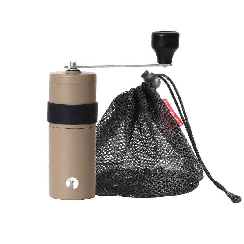 キャプテンスタッグ(CTAIN STAG) 日本製 コーヒーミル セラミック刃 ハンディータイプ Sサイズ 18-8ステンレス製 メッシュケース付き UW-3547/UW-3548