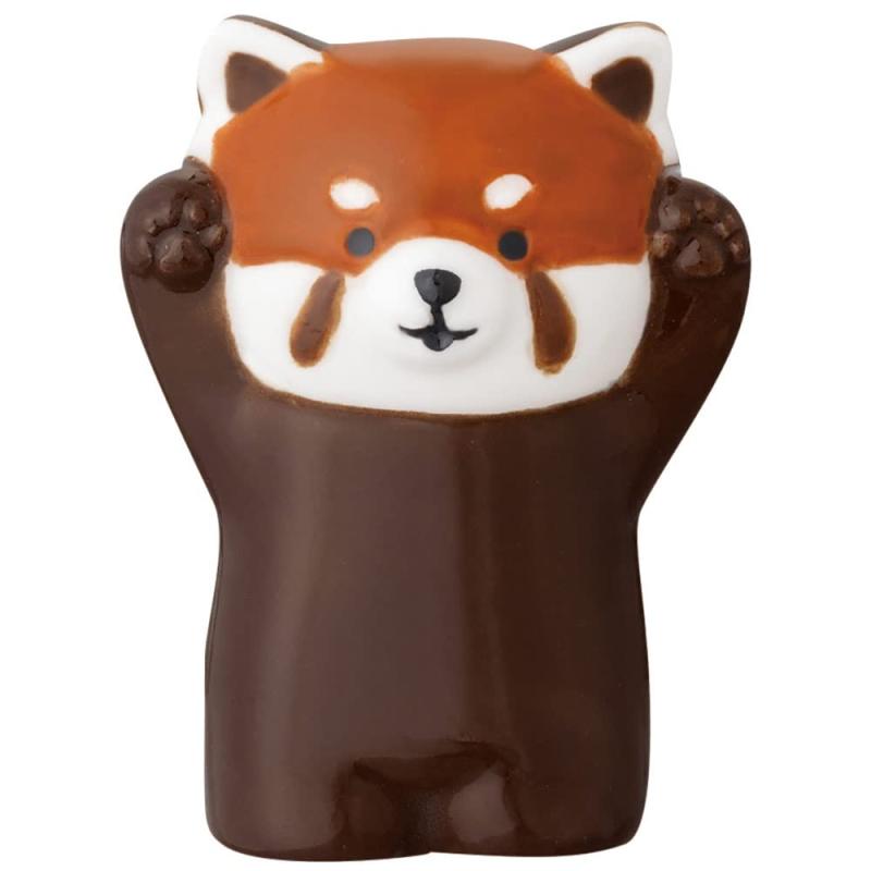 デコレ(Decole) MG-62392「レッサー箸置き 威嚇」れっつごー レッサー 2023 食器 陶器 デコレ DECOLE ..