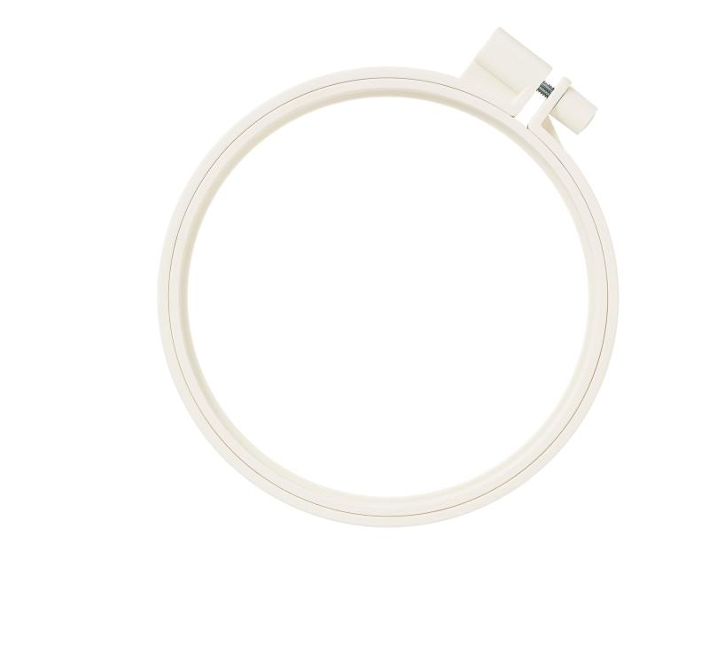 Clover 刺しゅう道具 カラフル刺しゅう枠 12cm アイボリー 57-262