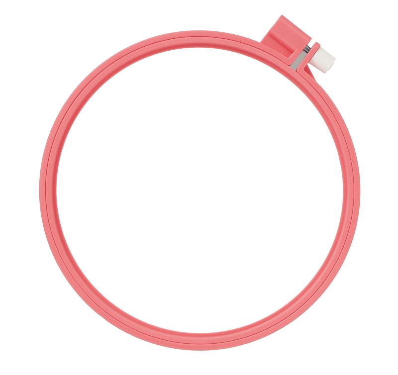 Clover 刺しゅう道具 カラフル刺しゅう枠 15cm コーラル 57-266