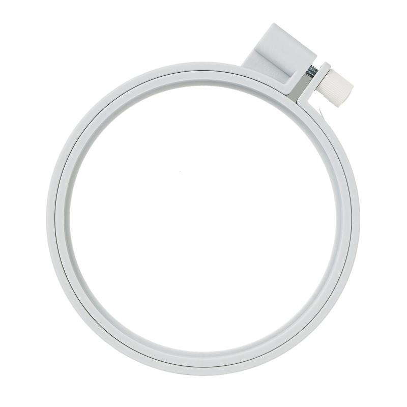 Clover 刺しゅう道具 カラフル刺しゅう枠 10cm グレー 57-258