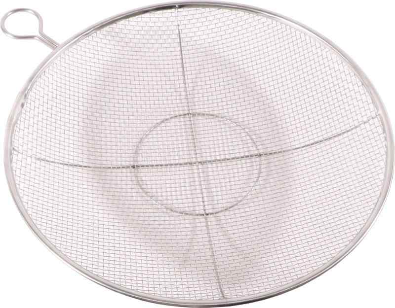 楽天office matsudaカンダ（kanda） kan ザル ステンレス製 30cm 日本製 リング付き 水切 油切り盆ざる水切り揚げ物 野菜 麺類 シルバー 取っ手付き 038064