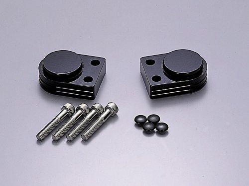 ハリケーン キャンドルホルダー H18 GPZ900R ブラック 金属 つや消し 41mm ポジション18mmアップ カスタマイズ(3)