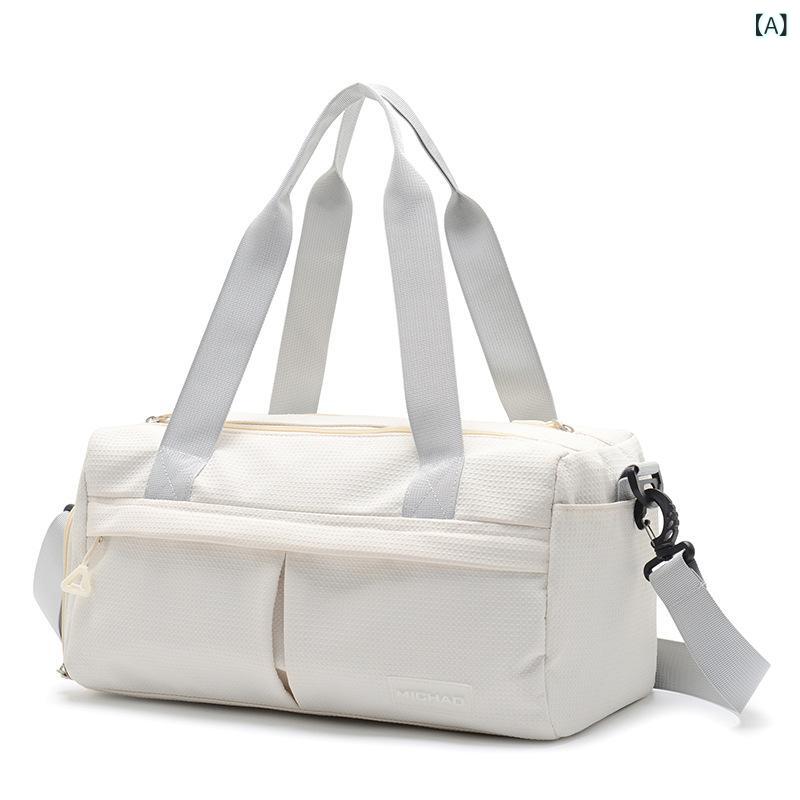 スポーツバッグ 旅行用 男女兼用 ボストンバッグ 2WAY 大容量 乾湿分離 防水 軽量 オックスフォード生地 普段使い 室内スポーツ