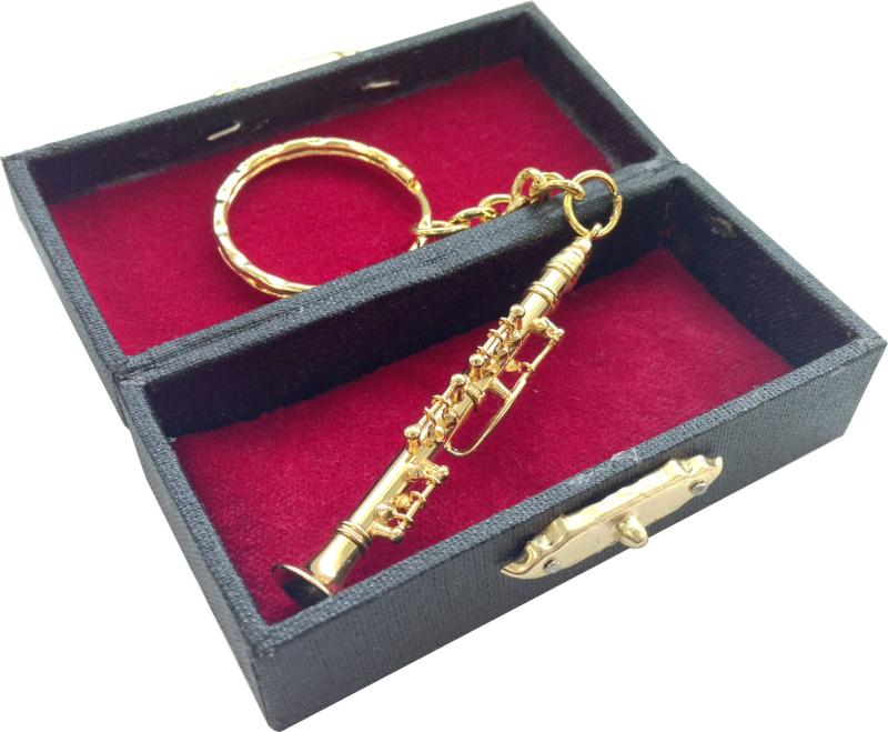 SOD SE サウンドハウス ミニチュア楽器 金属製 クラリネット 6cm