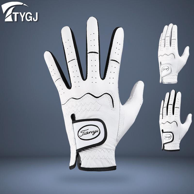 ゴルフ グローブ メンズ 男性用 ラムレザー 羊革 片手用 ソフトな着け心地 高通気 吸湿速乾 滑り止め ..