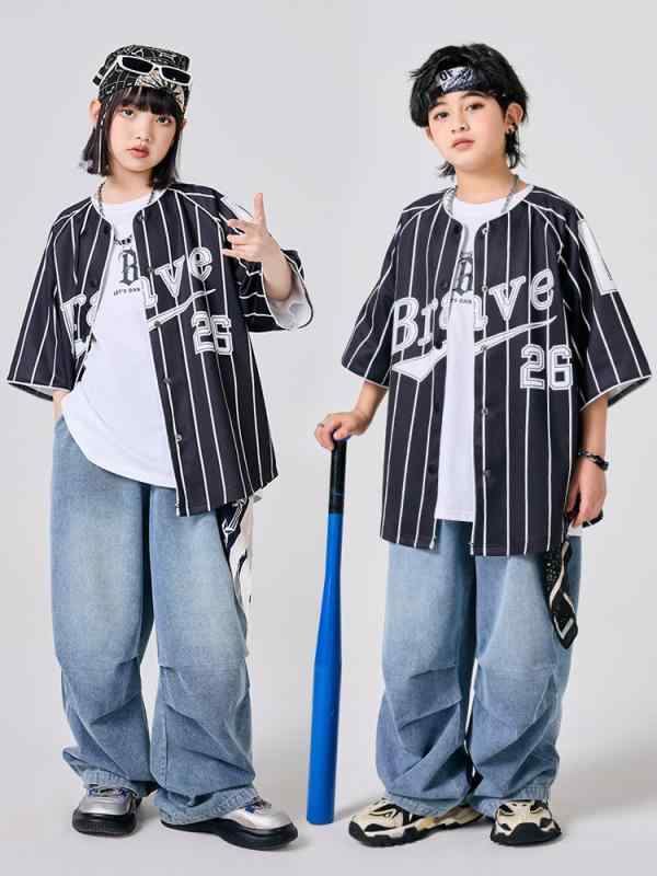 キッズ ダンス衣装 男の子 女の子 男女兼用 小学生 ジュニア ストリートダンス ヒップホップ ジャズ 発..