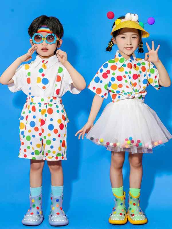 発表会衣装 キッズ 子供用 男の子 女の子 幼稚園 合唱 ダンス 舞踊 チアリーディング 舞台 パフォーマ..