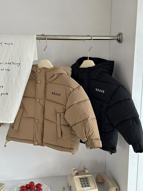 中綿ジャケット キッズ 子供 男の子 女の子 男女兼用 秋冬 厚手 あったか フード付き ジップアップ ア..