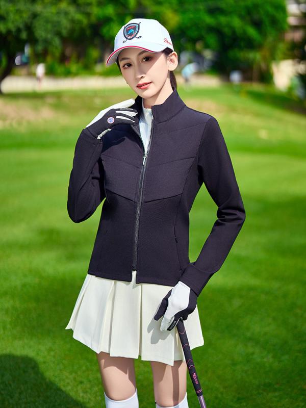 ゴルフアウター レディース 秋冬 中綿ジャケット 防風 保温 防寒 ゴルフウェア スポーツウェア 軽量 暖..