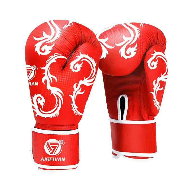 ボクシンググローブ メンズ レディース キッズ ジュニア 大人用 格闘技 ムエタイ キックボクシング サンドバッグ スパーリング 練習 試合 PUレザー 8オンス 10オンス 12オンス 黒 赤 青