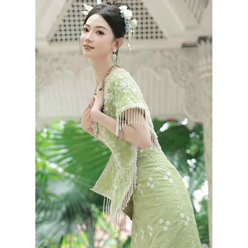 スカート セットアップ レディース 女性用 ショール ビスチェ スカート 3点セット 民族風 エスニック ..