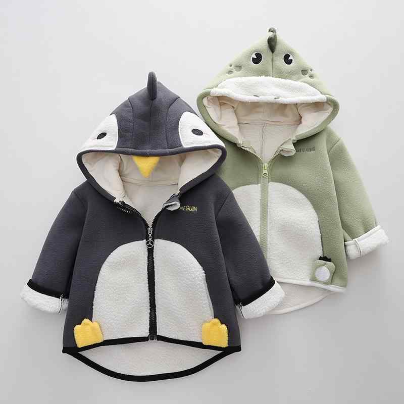 キッズ アウター 秋冬 長袖 フリース 裏起毛 フード付き ジャケット かわいい 幼児 ベビー 男の子 女の..