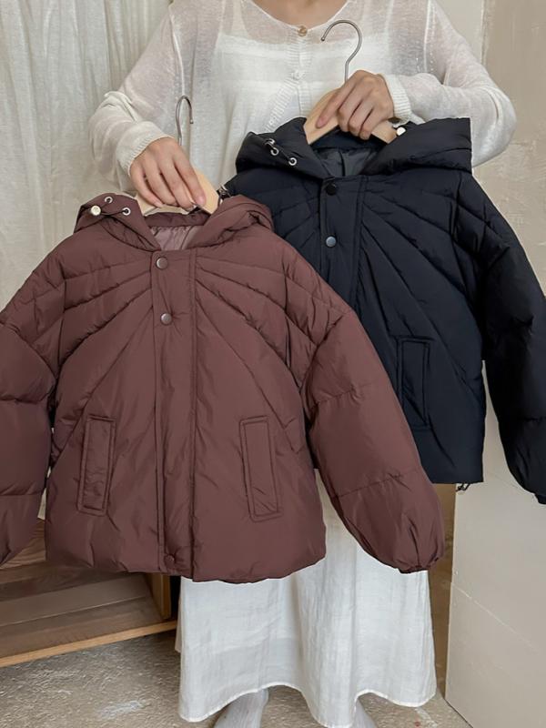 キッズ 男の子 女の子 ホワイトダックダウン ダウンジャケット フード付き 厚手 ショート丈 防寒 保温 ..