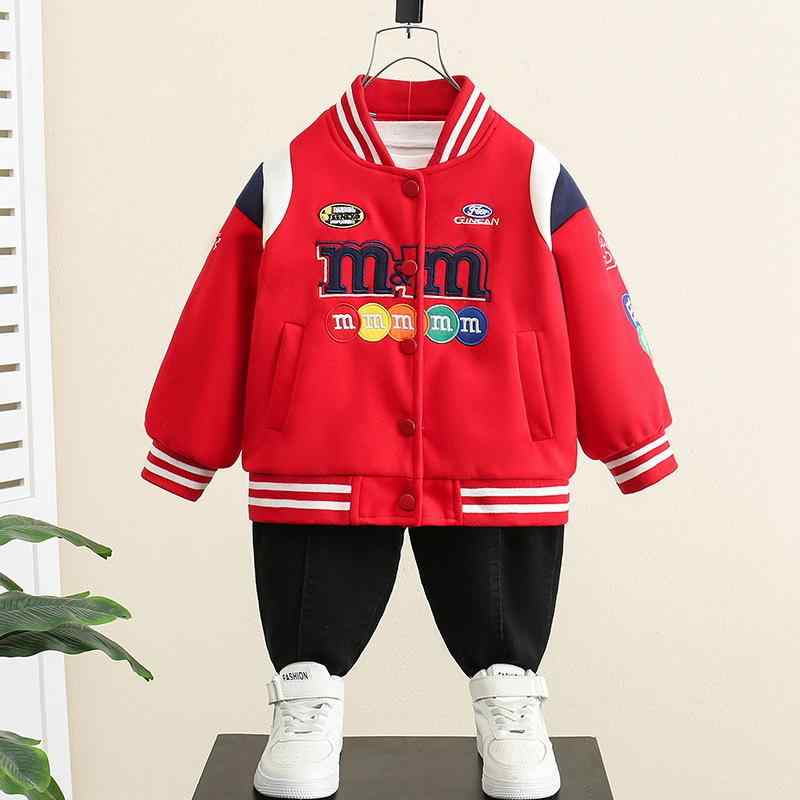 キッズ 男の子 男児 ジュニア 小中学生 3歳 8歳 春秋 ベースボールジャケット スタジャン ブルゾン ア..