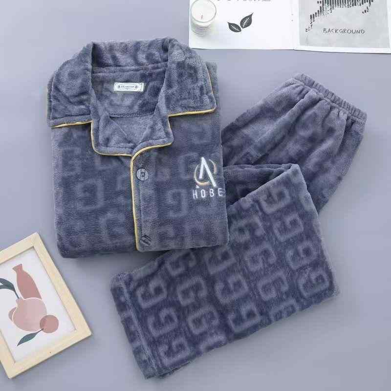 ・カテゴリ: 睡衣・素材: 珊瑚绒、綿・スタイル: 開衫、カジュアル・袖丈: 長袖・パンツ丈: 長パンツ・機能: 休闲・対象: 中年男性・シーン: 居家・カラー: 713-33深灰加厚法兰绒, 001, 003, 005, 010, 015, 017, 018, 厚款随机裤子一条・サイズ: L（50-62.5kg）, XL（62.5-72.5kg）, 2XL（72.5-82.5kg）, 3XL（82.5-97.5kg）, 4XL（97.5-110kg）, 5XL（110-125kg）・主な素材の含有量: 90-95%