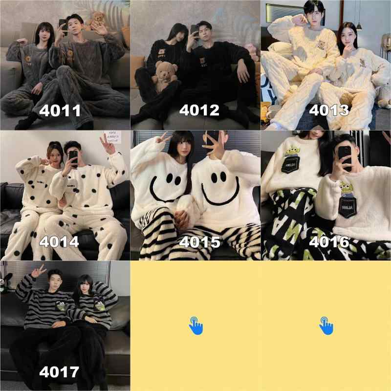 パジャマ 秋冬 レディース メンズ フランネル コーラル 暖かい 厚手 長袖 ルームウェア 寝巻き 部屋着 ..