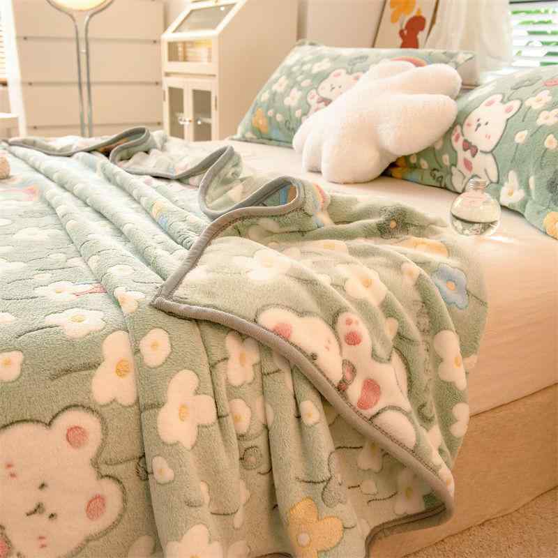 毛布 ブランケット 冬用 厚手 フランネル 珊瑚マイヤー あったか シングル ダブル ベッドシーツ 敷き毛布 かわいい 柄 萌え萌え熊 開心奶牛 藍天白雲 白雲森林 星星兔 安迪熊 暴力熊 彩虹白雲 草莓樂園 黒白小熊 虎虎生威 花園熊 橘子恐龍 藍花草
