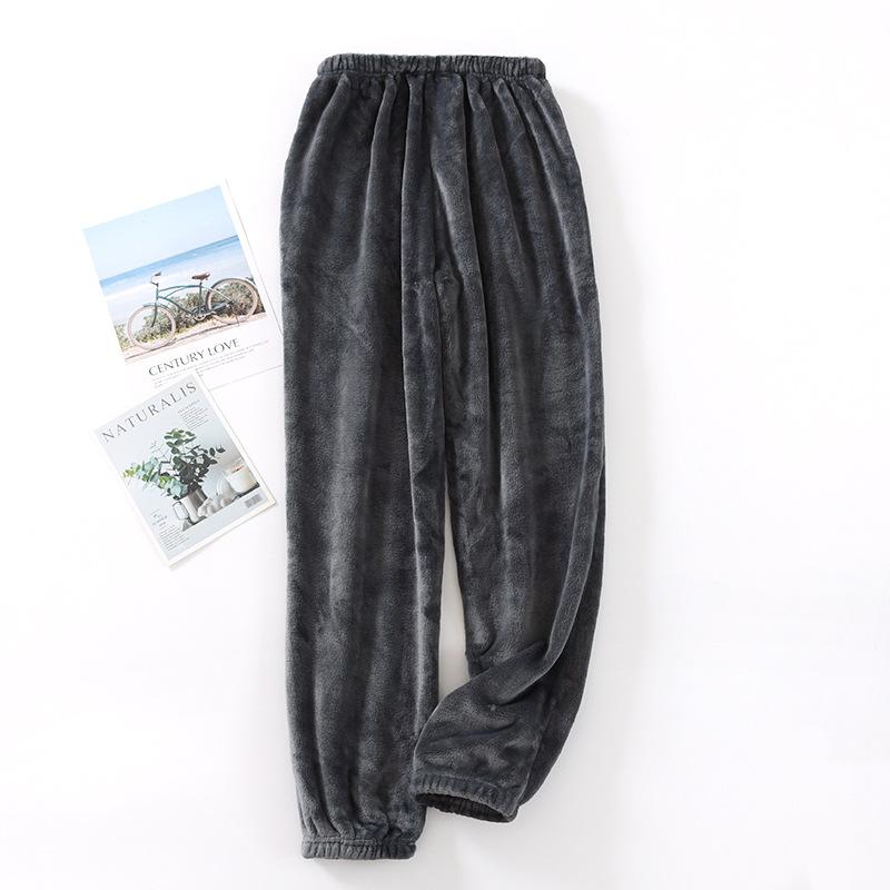 ・カテゴリ: 睡裤・素材: ポリエステル100%・厚さ: 厚手・ネックライン: 無し・袖丈: ノースリーブ・パンツ丈: フルレングス・機能: リラックス,睡眠,ホームウェア,保温,快適・対象: メンズ・シーン: ホーム・カラー: ダークブルー,ライトグレー,ダークグレー・サイズ: M,L,XL,2XL・スタイル: シンプルカジュアル・適用年齢: 青年