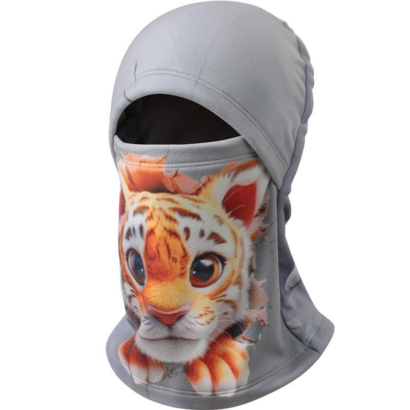 帽子 キッズ 防寒帽子 ネックウォーマー 一体型 セット 子供用 男の子 女の子 裏起毛 厚手 3歳 4歳 5歳..