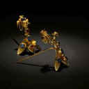 ヘアアクセサリー レディース 簪 かんざし 銅製 ゴールド 鍍金 レトロ 和風 髪飾り コーム ヘアピン ヘアスティック 幾何学模様 昆虫モチーフ 螳螂 蟷螂 ...