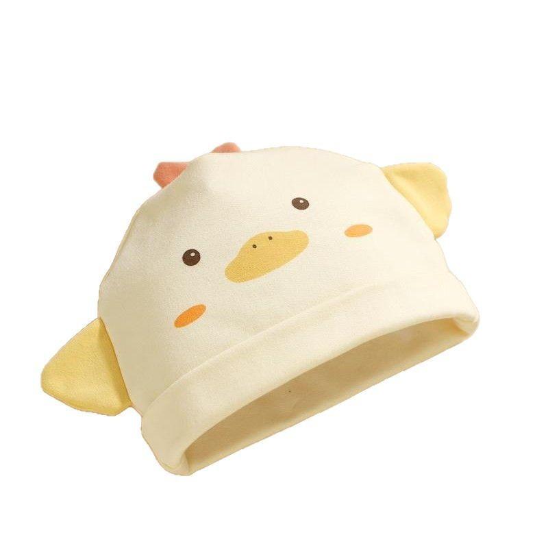 ベビー 帽子 春夏 新生児 胎内帽子 秋冬 コットン 赤ちゃん 0-6ヶ月 イエロー 小虎 ミントグリーン 小..
