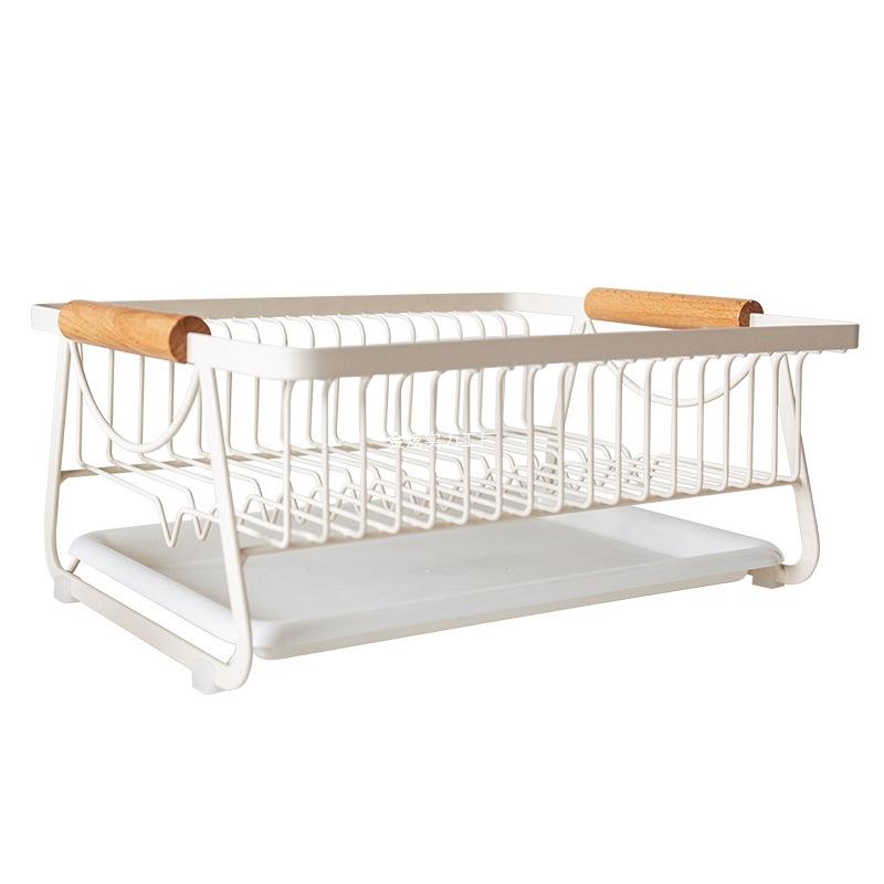 食器ラック 北欧風 収納ラック 水切りラック 鉄製 食器棚 皿立て コップ グラス 碗 箸立て キッチン収..