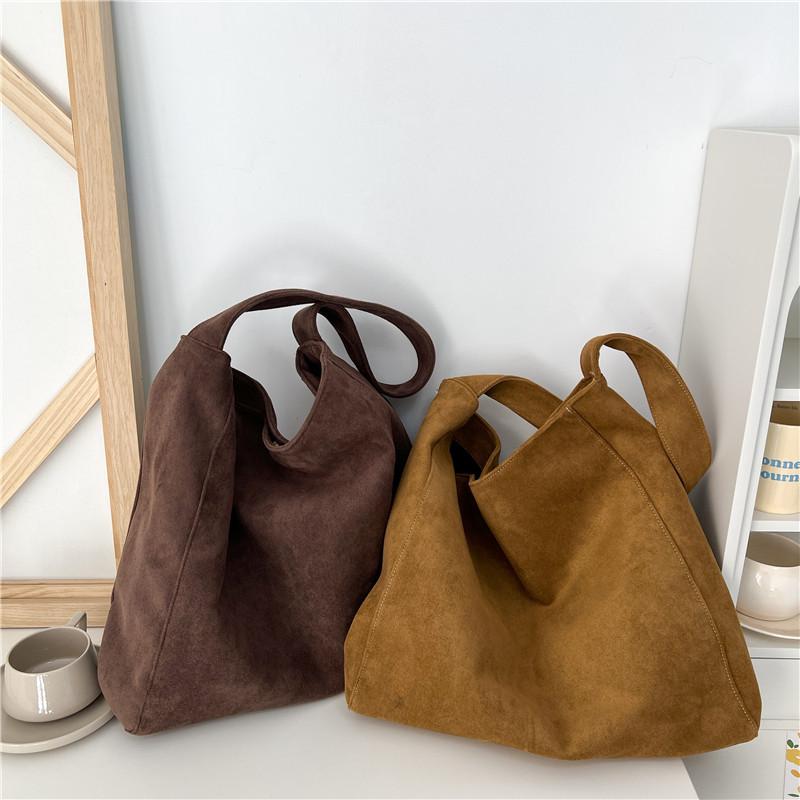 バッグ レディース スエード調 PUレザー トートバッグ ショルダーバッグ 大容量 通勤 カジュアル 斜め..