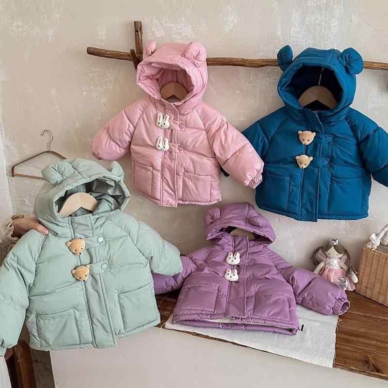 ベビー服 冬用 アウター 男女兼用 ダウン風ジャケット 乳幼児 中綿 コート 厚手 防寒 80cm 90cm 100cm ..