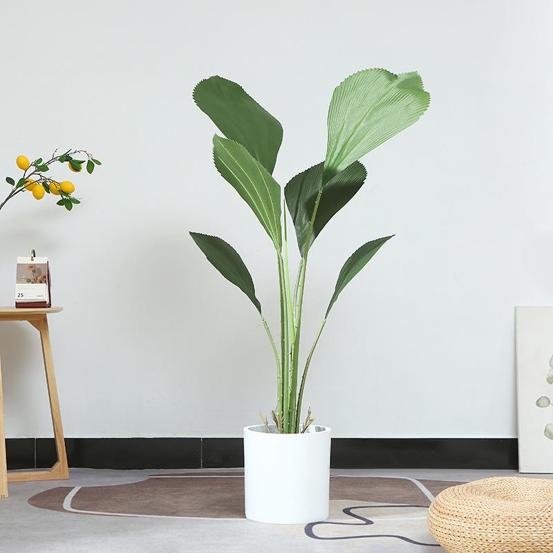 観葉植物 大型 北欧風 インテリアグリーン フェイクグリーン 室内 飾り 撮影道具 スンダラ 130cm 160cm 180cm