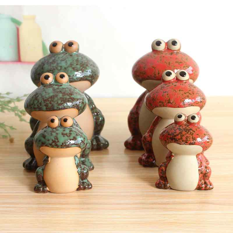 置物 オブジェ カエル 陶器 ヨーロピアン ガーデニング雑貨 庭 玄関 飾り
