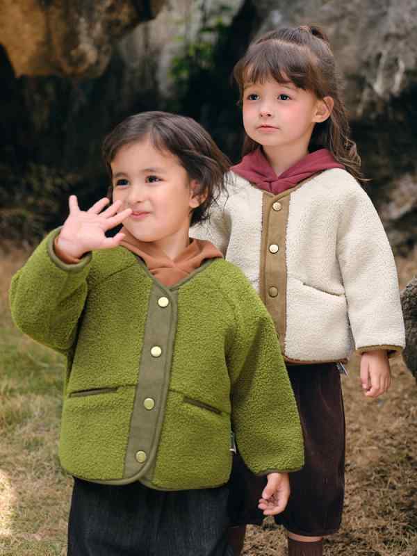 カーディガン キッズ 子供 男女兼用 親子コーデ 秋冬 カジュアル 韓国ファッション 厚手 無地 前開き ..