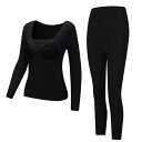 インナー レディース あったかインナー 長袖 M L XL 裏起毛 防寒 保温 厚手 スリムフィット 黒 ブラック グレー カーキ チョコレート色 アクリル 秋...