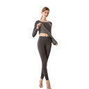 インナー レディース カシミヤタッチ 徳絨素材 発熱 保温 抗菌 シームレス クルーネック 長袖トップス 長ズボン 上下セット 秋冬 厚手 あったか 肌着 普段...