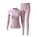 インナー レディース メンズ 保温 暖か 恒温発熱 静電気防止 ポリエステル ウール シルク 両面仕様 トップス カットソー 丸首 ラウンドネック 普段使い 部...