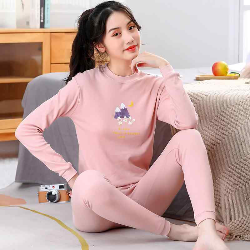 インナーウェア ガールズ ジュニア ティーンズ レディース 綿100% コットン 保温 あったか 肌着 上下セ..