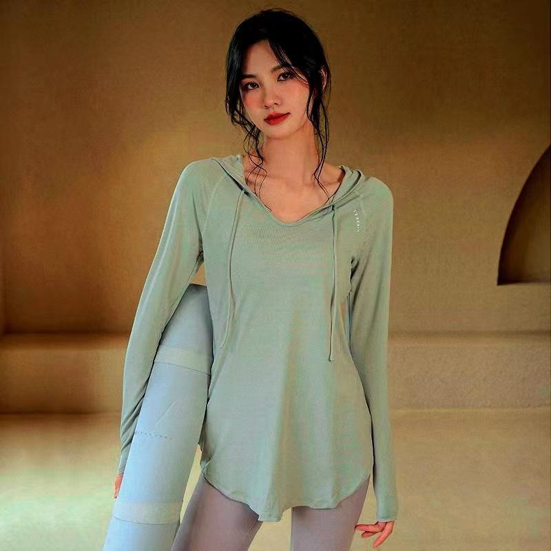 ヨガウェア レディース 長袖 スポーツトップス 速乾性 伸縮性 トレーニングウェア ピラティス 快適 柔..