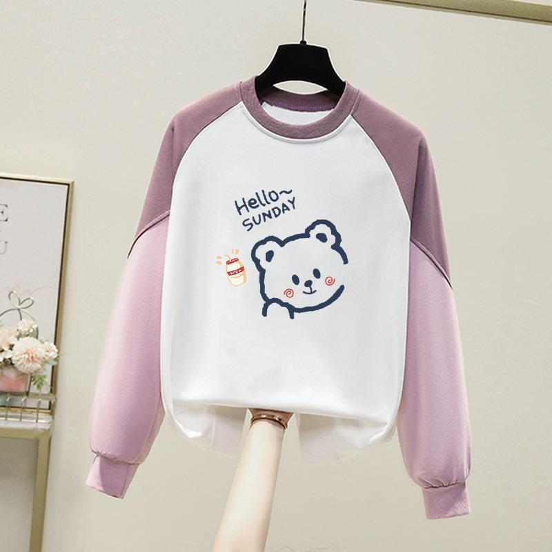 キッズ 女の子 スウェット 春秋 薄手 長袖 おしゃれ かわいい 中学生 高校生 トップス プルオーバー ゆ..