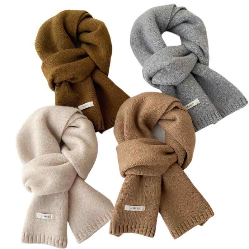 マフラー レディース 秋冬 無地 ファッション小物 暖かい ネックウォーマー ストール ショール 防寒 白..