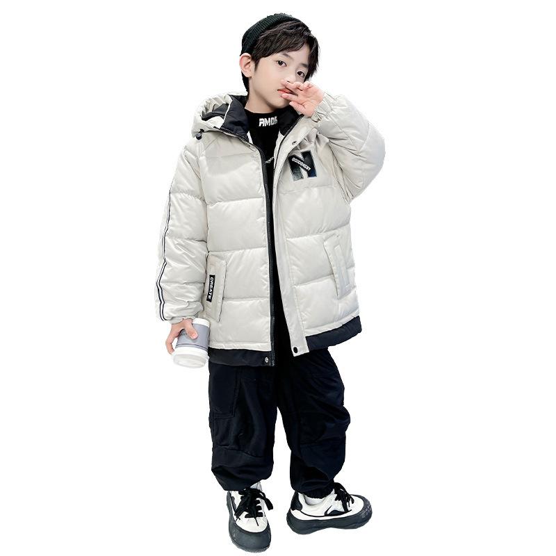 子供服 ボーイズ 中綿入りジャケット アウター 秋冬 中綿 ポリエステル 暖か 防寒 軽量 通学 普段使い ..