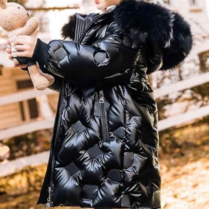 子供服 ガールズ ダウン風ジャケット 2024年 冬季 中綿入り コート 厚手 ストライプ シャンパン色 ブラ..